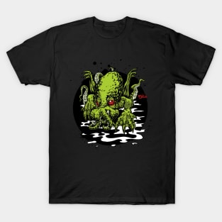 "In his house at R'lyeh, dead Cthulhu waits dreaming." T-Shirt